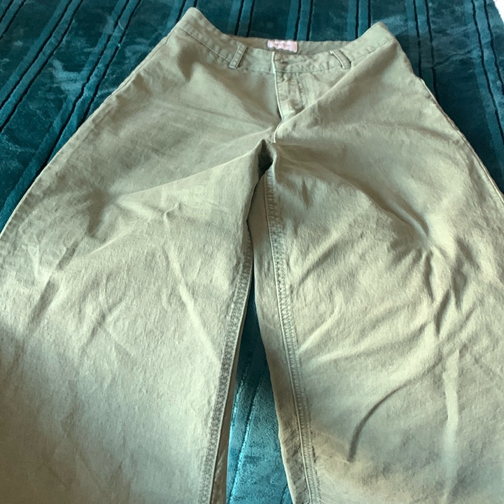 RVCA Women’s Army Green Jeans NWOT Waist 26